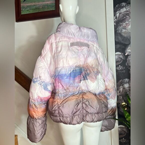 Free people movement In A Bubble Shine Jacket/ size L - Picture 9 of 11
